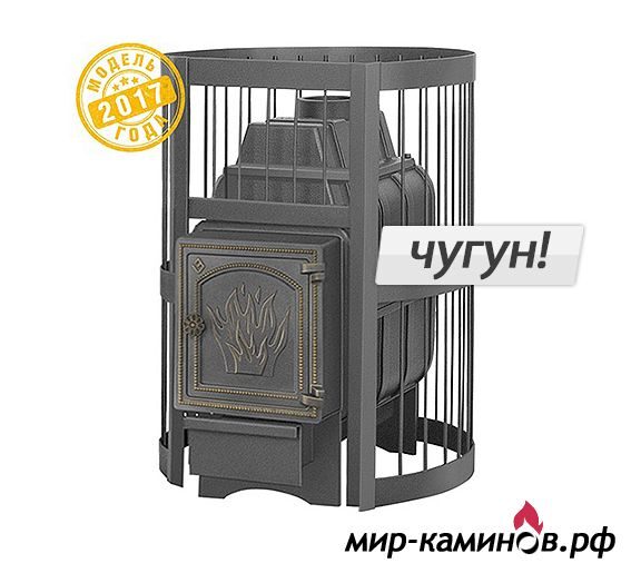 Чугунная печь для бани "Легенда Стандарт 28 (ДТ-4) без выносного тоннеля"